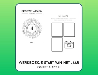 Werkboekjes Start van het schooljaar - Meester Maarten
