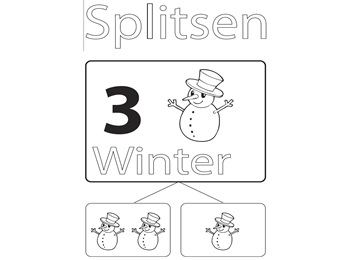 Werkboekje splitsen tot 10 Winter - Yurls