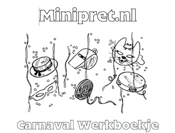 Werkboekjes Carnaval - Minipret 