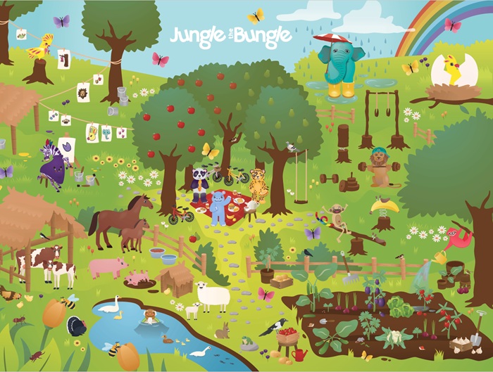 Praatplaat Lente - Jungle the Bungle