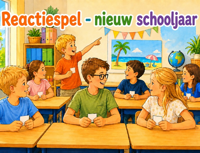Reactiespel Nieuw schooljaar